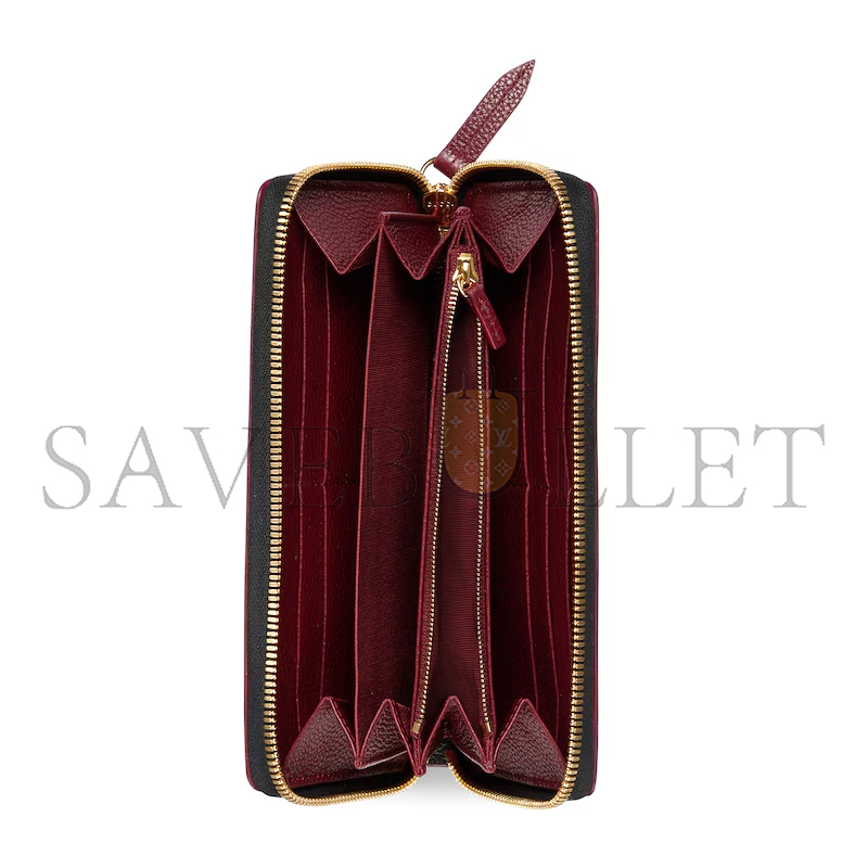 GUCCI BI-COLOR GG MARMONT ZIP AROUND WALLET 456117 (19*10.5*2cm) GUCCI BI-COLOR GG MARMONT ZIP AROUND WALLET 456117 (19*10.5*2cm)